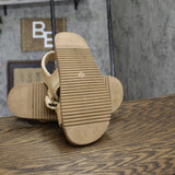 A New Day Womens Tilly Raffia Platform Footbed Sandals 92611757 Tan Brown 8M