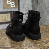 Cat & Jack Girls Buckle Ankle Boots 166cd75988e8ce Black 1
