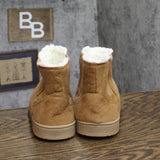 Isotoner / Outdoor Faux Fur Lined Boot Slippers Buckskin Brown XL (9.5-10)