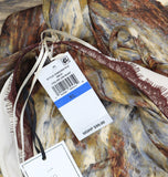 1. STATE Womens Printed Lace-Trim Halter Dress DS93253731Z Rust Brown Multi XL