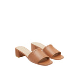 Stuart Weitzman Womens Cayman Block Heel Sandal SE013 Tan Brown 7B