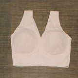 True & Co. True Everybody Women's V-Neck Bra 54201741 Pale Pink XL