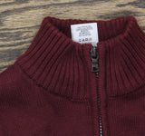 Calvin Klein 2-Piece Sweater Set with Matching Button-Down Shirt Burgundy Red 7