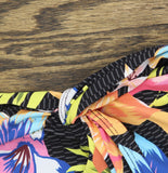 Bleu By Rod Beattie Sweet Escape Skirted Hipster Swim Bottom Black Multi 20W