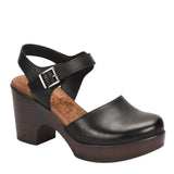 B.O.C. Womens Natasha Mary Jane Block Heel Clogs BC0008009 Black / Brown 6M
