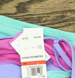 Salt + Cove Juniors Colorblocked Midkini Bikini Swim Top 807147 Pink Multi XS
