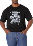 Star Wars Mens Modal Nodes Cantina Band Short Sleeve Tee Shirt Black XL Tall