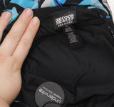 Coco Reef Racerback Hankerchief Hem Tankini Swim Top Black / Multi 38DD