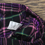 Jenni Womens Cotton Flannel Pajama Pants 100173172MS Boyfriend Plaid Black XS