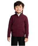 Calvin Klein 2-Piece Sweater Set with Matching Button-Down Shirt Burgundy Red 7
