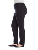 Gloria Vanderbilt Fit High-Rise Tapered Jeans Short Inseam Black 18W Short