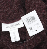 Motherhood Maternity Bodice Layered-Look Maternity Top Winetasting Purple XL