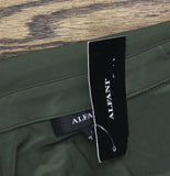 Alfani Womens Roll Tab Knit Tie-Waist Shirtdress 100154096MS Olive Green L