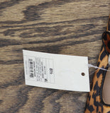 A New Day Tasmin Buckle Strap Flats 94568230 Leopard Brown 8.5M