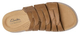 Clarks Collection Womens Maelynn Abby Flat Sandals 26187072 Tan Brown 7W