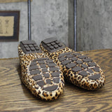 Lauren Ralph Lauren Women's Carley II 2 Vintage Loafer Flats Cheetah Brown 6.5M
