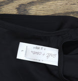 Salt + Cove Juniors Studded Cropped Tankini Swim Top 807033 Black L