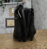 Universal Thread Kitten Heel Tall Dress Boots with Memory Foam Insole Black 9M