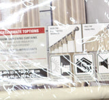 Thermalogic Topsions Room Darkening Curtain Panel Pair Natural Brown 80x63