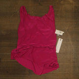Magicsuit Womens Winnie Cowl Neck Underwire Tankini Swim Top Ruby Pink 12