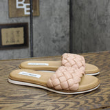 Steve Madden Women's Paislee Flat Sandal PAIS01S1 Blush Pink 7M