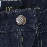 Denim Culture Mens Slim Straight Leg Jeans 167057db53177a Dark Blue 34x32