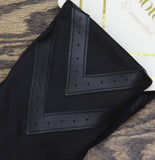 Isotoner Signature Womens Water-Repellent Heritage Chevron Gloves Black S/M