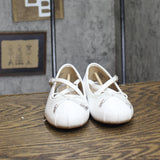 Sam Edelman Girls Felicia Cross Strap Ballet Flats SAM131-9 White 3