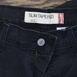 Levi's Womens Vintage Y2K 512 Slim Fit Tapered Leg Jeans Black Wash 14M