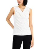 Kasper Women's Sleeveless Cowl-Neck Top 10838676