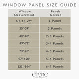 Elrene All Seasons Room Darkening Rod Pocket Window Panel Ivory Off White 52x84