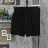 Nine West Womens Paperbag Belted Shorts 165fb2bea1aa89 Black M