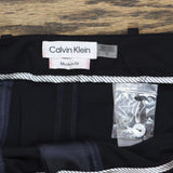 Calvin Klein Women's Modern Fit Trousers CSE3036O Dark Navy Blue Black 12
