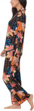 Room Service Womens 2-Piece Shawl Collar Pajama Set 1730042