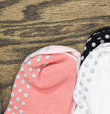 Touched By Nature Organic Cotton Non-Skid Gripper Knit Socks Set 2-4 Years