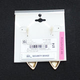 Mixit Womens Hypoallergenic Dangly Leaf Petal Brushed Earrings Gold Yellow 2.25"