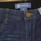 Democracy Womens Ab Solution Vintage Skinny Jean B1877E3RJ Blue Artisanal 14
