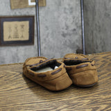Cat & Jack Toddler Boys Carter Moccasin Slippers 91305148 Chestnut Brown 10T
