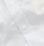 Vince Fil Coupe French Placket Button Shirt Optic White / California Rain Blue M