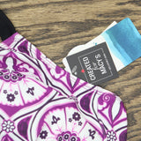 Swim Solutions Printed Tiered Fauxkini One-Piece Swimsuit Magenta Purple 14