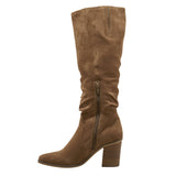 Universal Thread Womens Faux Suede Junie Tall Boots 90975015 Taupe Brown 8.5M