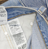 Levi's Womens 501 Button Fly Jeans 94417268 County Fair Blue 26x30