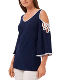 Vince Camuto Women's Cold-Shoulder Top 91311042