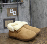 Rockdove Womens Plush Faux Fur Collar Bootie Slippers 68238f63aa91b Brown 6M