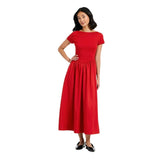 A New Day Backless Knit Maxi Dress 94736664 Red M