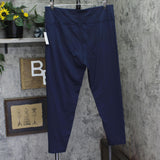 32 Degrees Womens Heat Fleece Lined Leggings Indigo Iris Blue 2XL