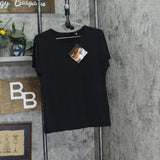 Global Chic By Iman City Chic Shirt Tee LOT OF 2 with Necklace Black / White M