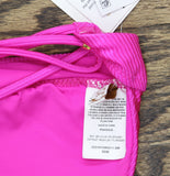 Becca Womens Monte Carlo Halter Top Bikini Swim 223157 Azalea Pink M