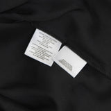 Anne Klein Womens V-Neck Large Neck Tie Woven Blouse Shirt Top Black 14