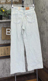 Levi's Baggy Jeans Button Fly High Rise Relaxed Straight Leg On Blast Blue 28X31